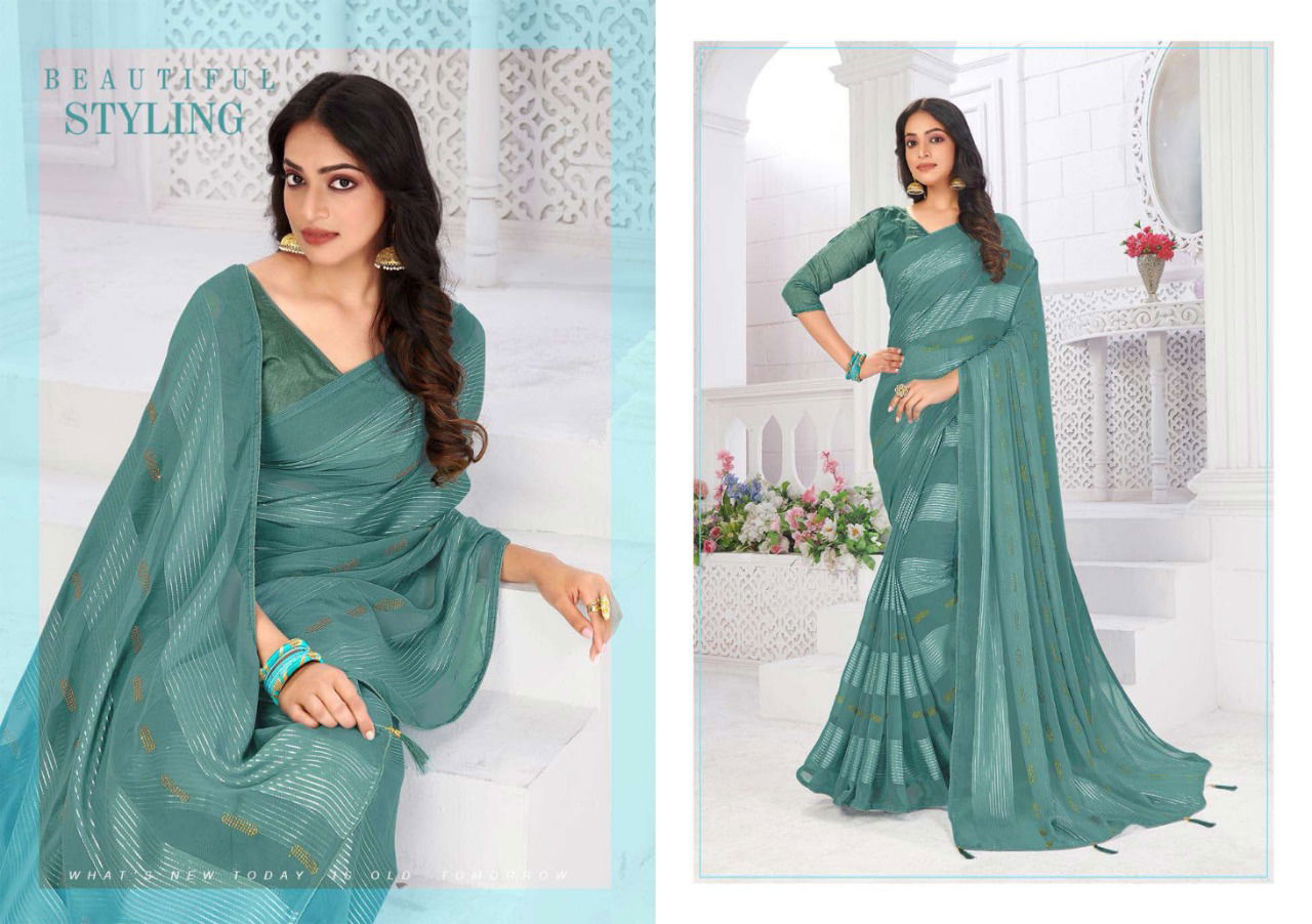 Saroj Tum Bin Fancy Party Wear Georgette Designer Saree Collection